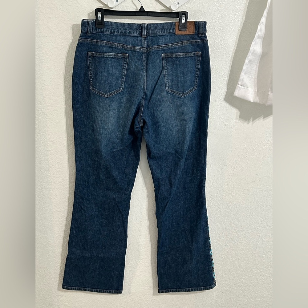 Lauren Jeans Co. Ralph Lauren Beaded Jeans - Picture 2 of 12